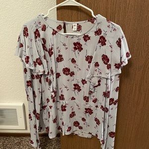 Long sleeve blouse